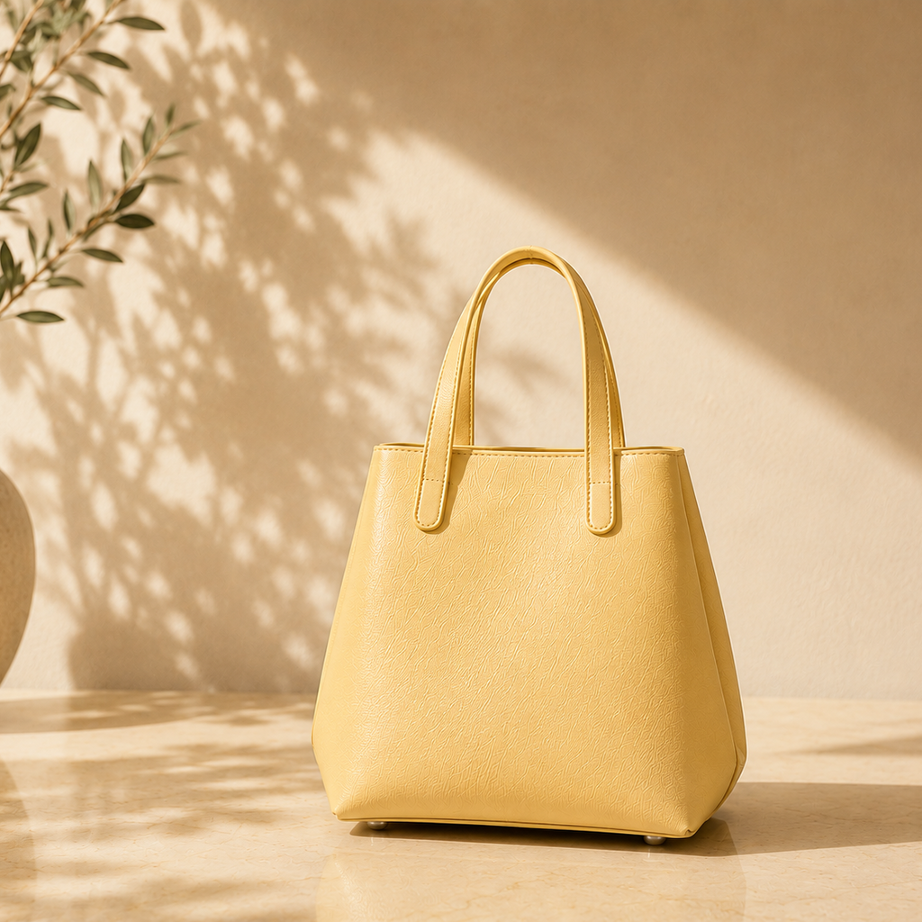 Maison Lemoi Bicco Tote Bucket Bag Jaune