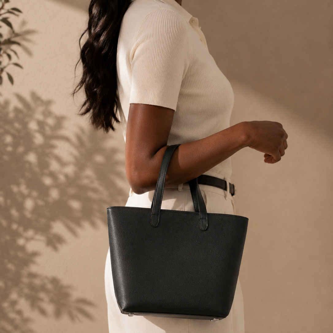 Maison Lemoi Bicco Tote and Bucket Bag Bleu Glacier