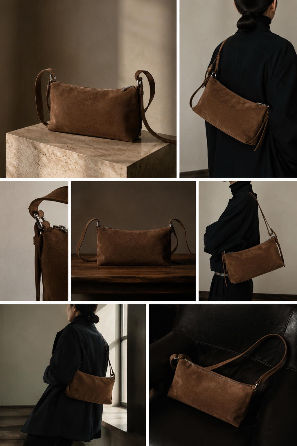 Maison Lemoi Daphne Hobo bag Expresso