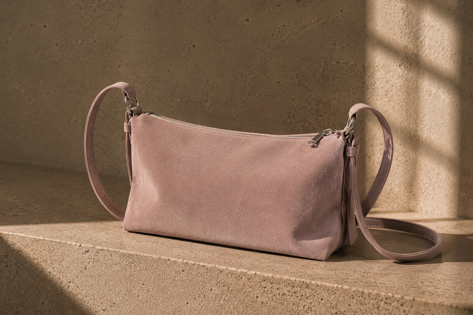 Maison Lemoi Daphne Hobo bag Ash Pink