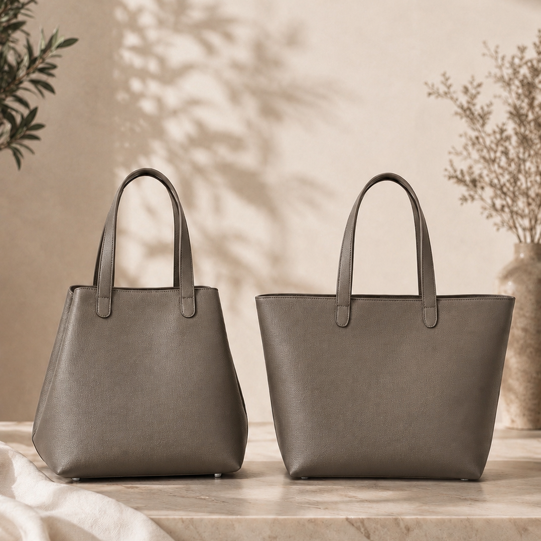 Maison Lemoi Bicco Tote Bucket Bag Taupe