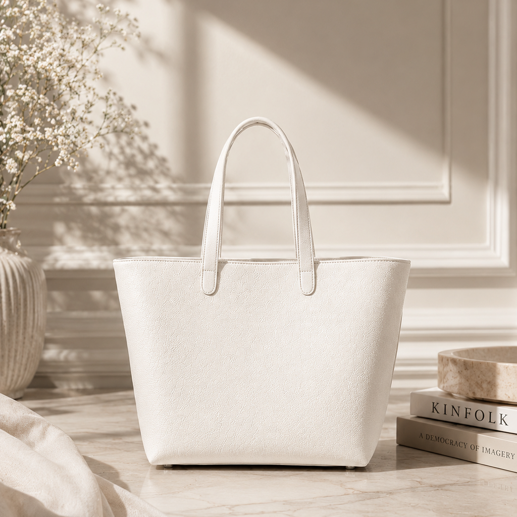 Maison Lemoi Bicco Tote Bucket Bag Blanc