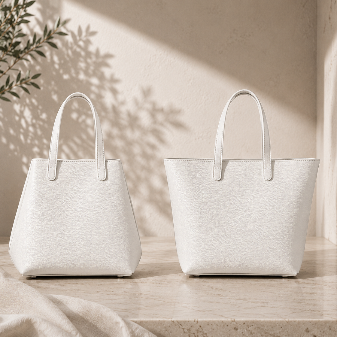 Maison Lemoi Bicco Tote Bucket Bag Blanc