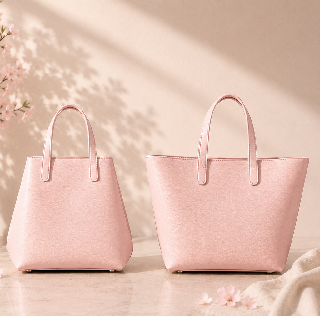 Maison Lemoi Bicco Tote Bucket Bag Sakura